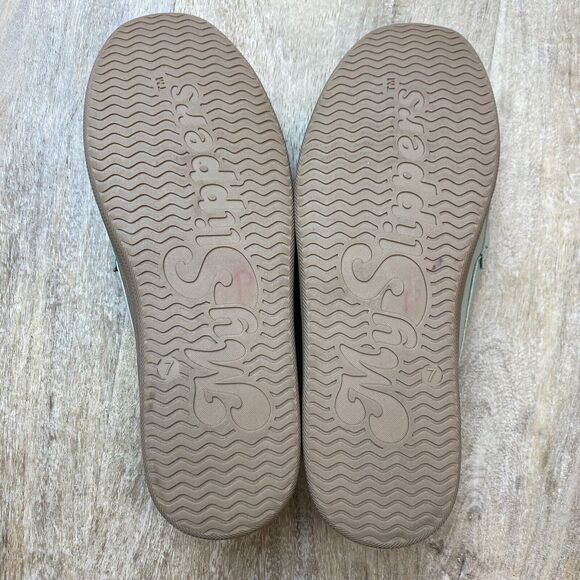 My Slippers Leather Moccasins Slip-on House Slippers 74466-03 Womens 7 - Picture 6 of 8